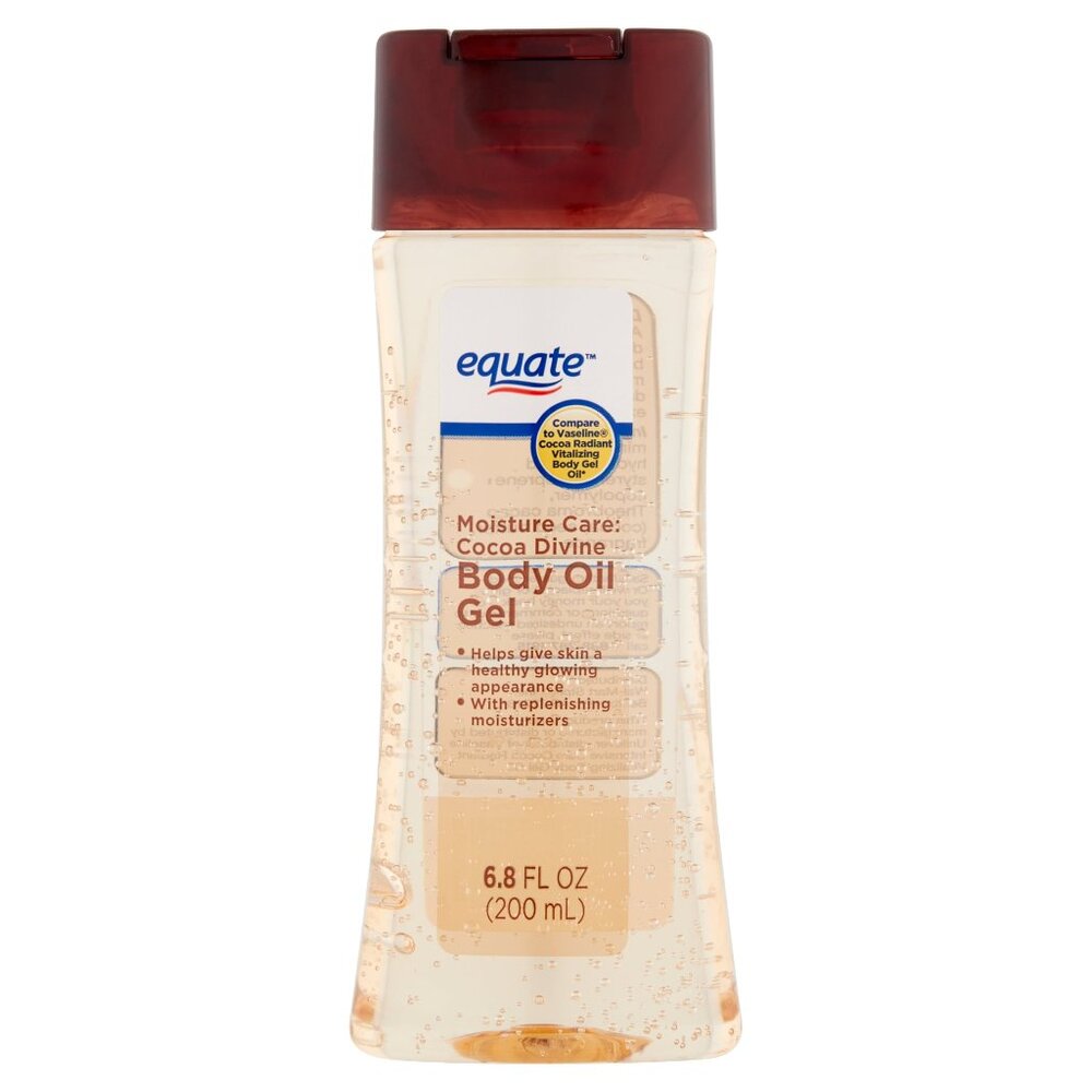 Equate Cocoa Divine Body Oil Gel, Moisture Care, 6.8 fl oz - Brand New & Sealed